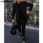 Fashion 2019 Mens Jackets Coats Autumn Turn-Down Collar Jacket Street Style Slim Fit Business Suit H