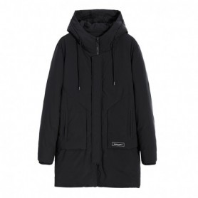 Pioneer Camp New long parka men brand-clothing thick warm winter jacket male top quality cotton quil