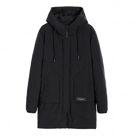 Pioneer Camp New long parka men brand-clothing thick warm winter jacket male top quality cotton quil